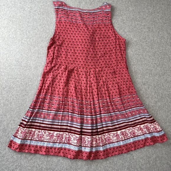 UMGEE Bohemian‎ Boho Floral Dress Size Small Cotton Poly Blend Sleeveless Flirty - Picture 6 of 6